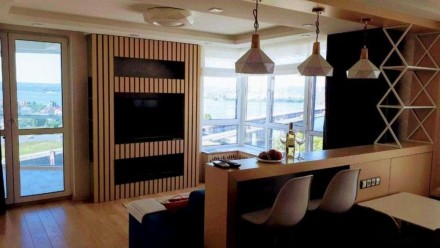 Новая квартира бизнес-класса в ЖК Заречный с авторским дизайном, полностью мебли. . фото 2