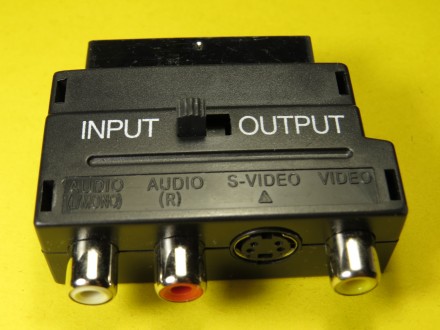 Переходник Скарт-тюльпан SCART- 3 RCA - S-video c переключателем вход-выход для . . фото 2