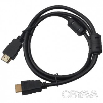 Шнур HDMI предназначен для передачи цифровых аудио и видеоданных в высокой степе. . фото 1