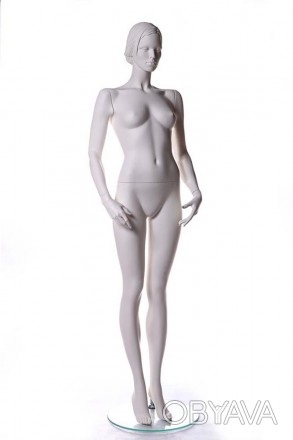 Манекен женский WA-03 head 3 (белый RAL 9010) реалистично продемонстрирует одежд. . фото 1