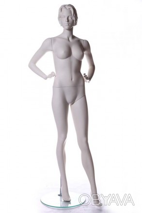Манекен женский NIKI/MA1/L2 (RAL 9010) реалистично продемонстрирует одежду вашег. . фото 1