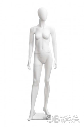 DOLL-03 Манекен женский безликий, белый МАТ реалистично продемонстрирует одежду . . фото 1