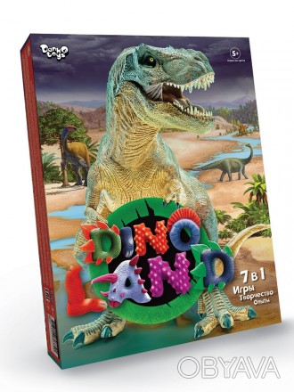 Креативное творчество Dino Land 7 в 1 рус
Dino Land содержит множество увлекател. . фото 1