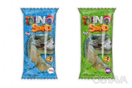 
Креативна творчість "Кінетичний пісок "Dino Sand" 150гр DS-01-01,02 DANKO Детал. . фото 1
