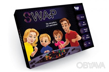
Настільна розважальна гра "Swap" G-Swap-01-01U DANKO Детальніше тут: https://ba. . фото 1