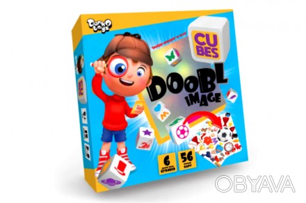 
Настільна розважальна гра "Doobl Image Cubes" DBI-04-01U DANKO Детальніше тут: . . фото 1