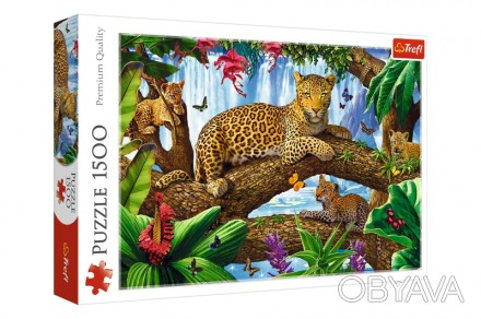 
Пазли - (1500 елм.) - "Леопарди на дереві" Trefl Детальніше тут: https://babyto. . фото 1