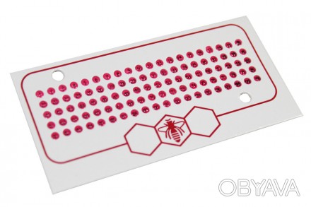 Мітки номерні червоного кольору, призначені для мітки маток із зручною нумераціє. . фото 1