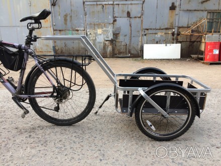 Велоприцеп грузоподъемность 50кг.