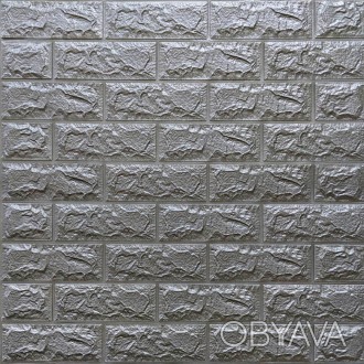 3D панелі самоклеючі – декоративне покриття для стін, виконане з легкого та міцн. . фото 1