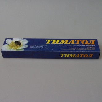 
«Тиматол»-10 полосок для лечения вароатоза и акарапидоза,
препарат не содержит . . фото 2