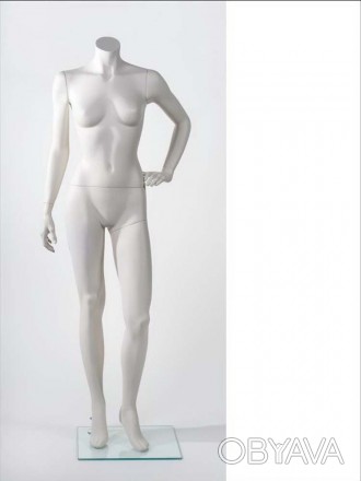 Манекен женский без головы MM-BG14 (RAL 9001) реалистично продемонстрирует одежд. . фото 1