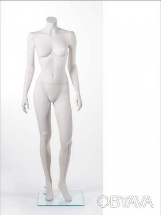 Манекен женский без головы MM-BG13 (RAL 9001) реалистично продемонстрирует одежд. . фото 1