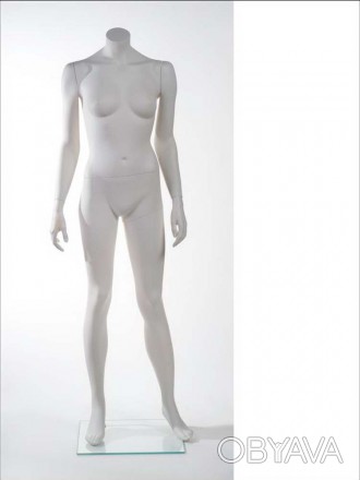 Манекен женский без головы MM-BG01 (RAL 9001) реалистично продемонстрирует одежд. . фото 1