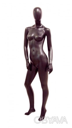 JL-ALF-B манекен женский БЕЗЛИКИЙ черный матовый реалистично продемонстрирует од. . фото 1