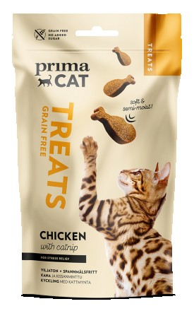 Беззерновые лакомства для котов, с курицей PrimaCat SOFTY CHICKEN AND CATNIP CAT. Киев. фото 1 Беззерновые лакомства для котов, с курицей PrimaCat SOFTY CHICKEN AND CATNIP CAT. Киев. фото 1