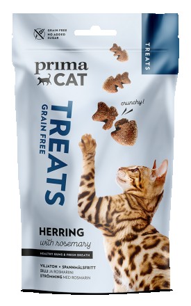 Беззерновые лакомства для котов с сельдью PrimaCat CRUNCHY HERRING & ROSEMARY T. Киев. фото 1 Беззерновые лакомства для котов с сельдью PrimaCat CRUNCHY HERRING & ROSEMARY T. Киев. фото 1