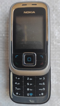 Nokia 6111 б/ушный кнопочный телефон слайдер черного цвета в хорошем косметическ. . фото 2