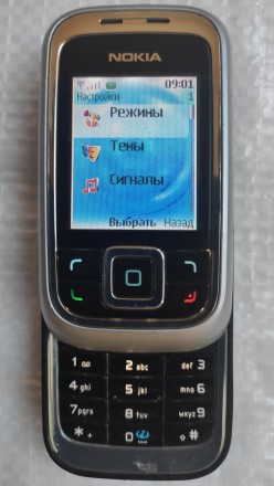 Nokia 6111 б/ушный кнопочный телефон слайдер черного цвета в хорошем косметическ. . фото 10