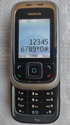 Nokia 6111 б/ушный кнопочный телефон слайдер черного цвета в хорошем косметическ. . фото 8