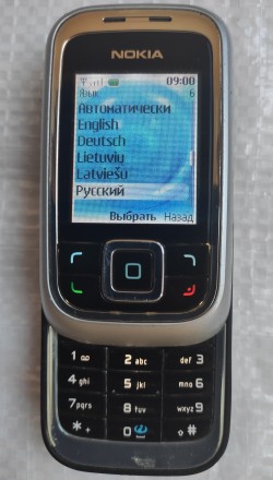 Nokia 6111 б/ушный кнопочный телефон слайдер черного цвета в хорошем косметическ. . фото 9