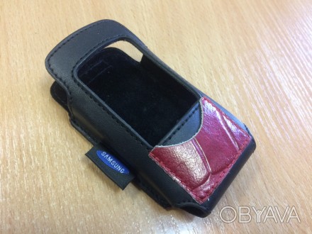 Оригинальный кожаный чехол-карман с креплением на пояс для Samsung D900/D820/P80. . фото 1