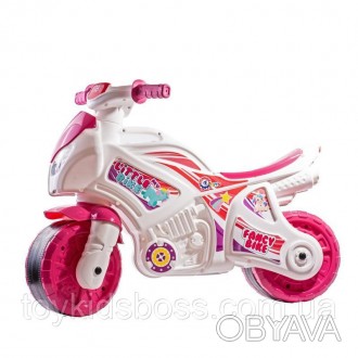 Розкішний біло-рожевий «Мотоцикл ТехноК» для справжніх принцес зазвучав по-новом. . фото 1