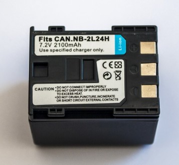 Продам аккумулятор NB-2L24H повышенной емкости для видеокамер Сanon. Состояние о. . фото 3