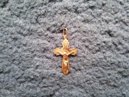 Продам золотой кулон-крестик 585 (Иисус Христос) (б/у)
Состояние - хорошее
Вес. . фото 2