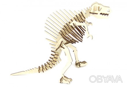 Механічний 3D пазл Спинозавр від українського виробника Handy Games Дерев'ян. . фото 1