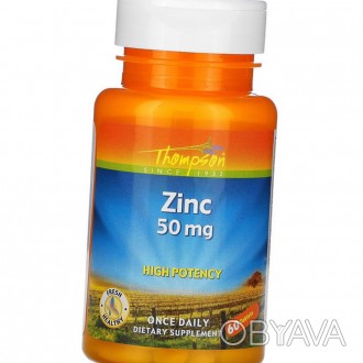 Thompson Zinc 50 mg – добавка с цинком для повышения иммунитета
✅Только оригинал. . фото 1