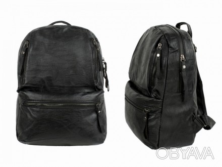Рюкзак женский Minimally Черный. 
Рюкзак может вместить в себя все необходимые д. . фото 1