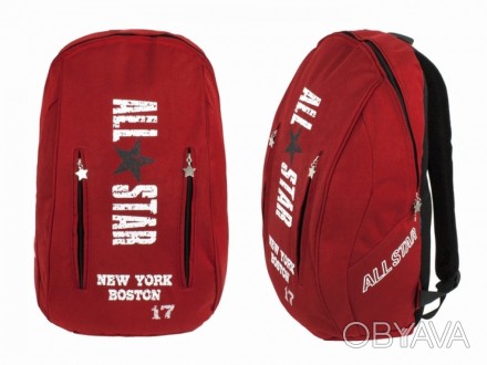 Рюкзак мужской All Star New York 17 Boston Красный. 
Практичный и вместительный . . фото 1