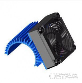 
 Активная система охлаждения (радиатор + вентилятор) для моторов HobbyWing 3660. . фото 1