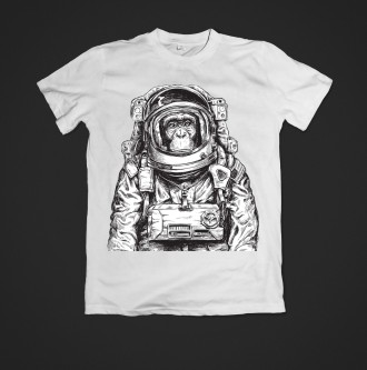 Футболка мужская с принтом monkey. Киев. фото 1 Футболка мужская с принтом monkey. Киев. фото 1