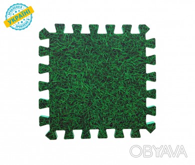 Мягкий пол “Трава” – ЭВА напольное покрытие для комнат.
Тип крепления: ласточкин. . фото 1