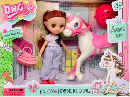 Игровой набор "Кукла Мия с лошадью" 58003
Лошадь – это прекрасное грациозное дом. . фото 1