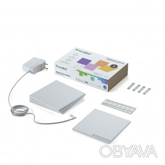 
Умная система освещения Nanoleaf Canvas Smarter Kit Mini Apple Homekit - 4 шт.
. . фото 1