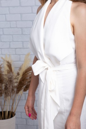 
Стильное нарядное платье Dojery белого цвета, производство Турция. Ткань легкая. . фото 5