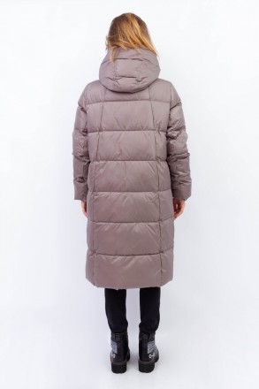 
Стильная женская куртка
Зимняя куртка Veralba освежающего серого цвета, большие. . фото 3