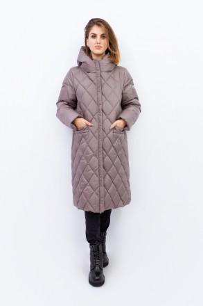 
Стильная женская куртка
Зимняя куртка Veralba освежающего серого цвета, большие. . фото 4