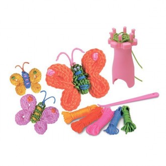 Набор для французского вязания Бабочки 4M для творческих занятий девочек 8-10 ле. . фото 3
