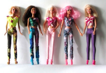 Платья на кукол Барби различного фасона, модная одежда для куклы Барби ручной ра. . фото 3