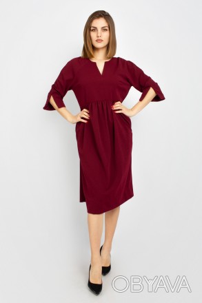 
Оригинальное платье Mira Mia бордового цвета, производство Турция. Ткань мягкая. . фото 1