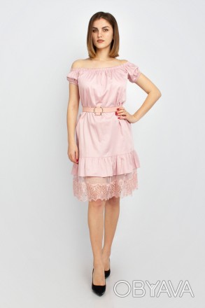 
Оригинальное платье Charming розового цвета, производство Турция. Ткань мягкая,. . фото 1