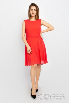 
Оригинальное платье Esito красного цвета, производство Турция. Ткань легкая, не. . фото 1