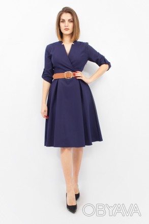 
Стильное платье Asil line синего цвета, производство Турция. Ткань плотная, не . . фото 1