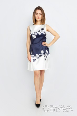 
Летнее платье Esito сине белого цвета с цветочным принтом, производство Турция.. . фото 1