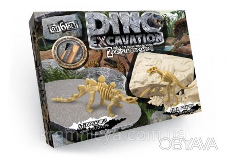 Набор для детского творчества Раскопки динозавров Dino Excavation
Стегозавр + Ти. . фото 1