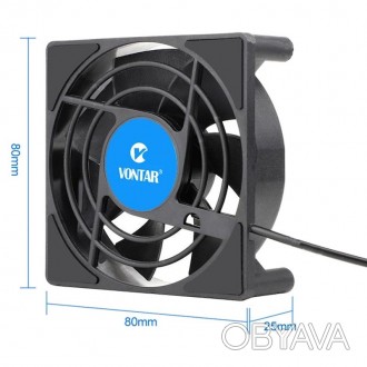 Вентилятор охлаждения VONTAR C1 для Android TV Box Smart Set Top Box беспроводно. . фото 1